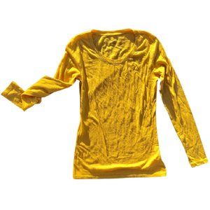 3 for$20 Long Sleeve Golden Yellow Fitted Shirt